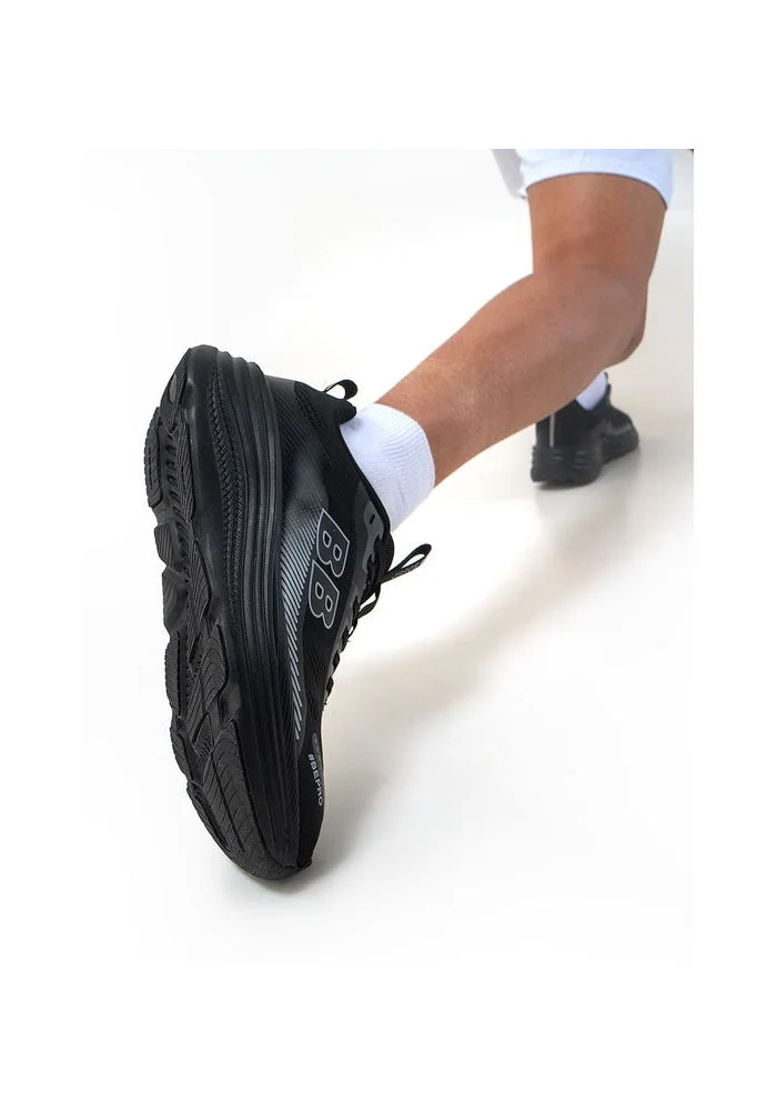 Bacca Bucci Midnight Black AEROCORE All-Day Athleisure Sneakers for Men | Best Price UAE